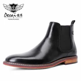 BOTAS DESAI NOVO CHELSEA BOOTS MENINOS BOTOS GENUINO BONTELENTE SOLTOLE