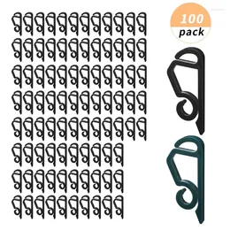 Hooks Light Clips For Outside String Lights 100pcs Outdoor Hang Gutter Hook Mini Wedding Garden Home Backyard Decoration