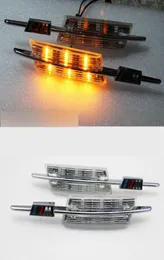 Conjunto de lâmpadas led para seta lateral do para-choque, 2 peças, luz marcadora lateral, 12v, smd3528, kit de lâmpada para bmw e60, e61, e81, e82, e87, e88, e90, e91, e923842996