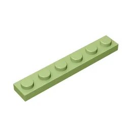 20pcs Moc Parti 3666 Tavola 1 x 6 Bricks Bricks Building fai -da -te Blocchi di particelle per bambini Giocatto