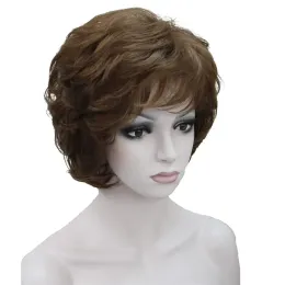 Wigs Strongbeauty Wigs's Wigs Black/Brown Natural Short Curly Curly Curly Synthetic Full Wig 18 Colore