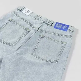 Mäns shorts retro y2k stora pojkar broderade hiphop jeans tecknad formade gatukläder denimshorts ryggsäck harjuku gym basket shortsl2404