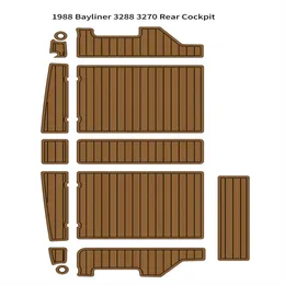 Zy 1988 Bayliner 3288 3270 قارب قمرة القيادة الخلفية Eva Faux Foam Foam Deck Deck Pad Pad Pad Pad Packing Self Reshesive Seadek Gatorstep Style