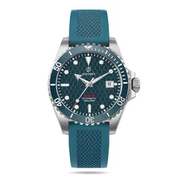 BODERRY Mens Automatic Watches Military Watch Mechanical Wristwatch Diver 100m Waterproof Sapphire C3 Luminous Sport 240327