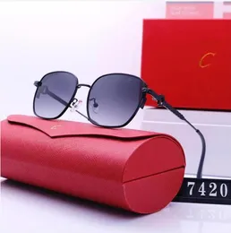 Designer-Kartier-Sonnenbrille für Frauen Herren 4361Small Square Suns Brille Optionale polarisierte Anti-UV-Sonnenbrille.