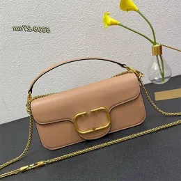 9A Designer-Einkaufstasche, Clutch mit Kette, Umhängetasche, Glocks-Schalter, Geldbörse, Damen, Rindsleder, V-Loco-Tasche, Handtaschen, Geldbörse, magnetisch, schwarze Klapptasche