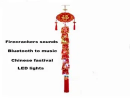 LED Bluetooth Music Remote Control Lantern Firecrackers Fireworks Birthday Backdrop Christmas Holiday Lighting Festival Decoration1773519