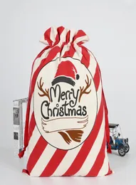 36 estilos Sacos de presente de Natal Papai Noel feixe de proteção ambiental Bolsa de lona 5070cm Xmas personalizado alce doces bolsas de presente M133461453