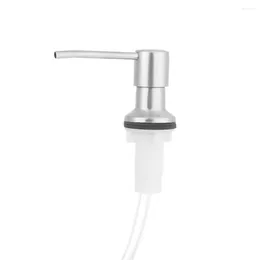Flytande tvåldispenser 1 Set Kitchen Sink Pump Bottle Press-typ Monterad diskmedel med silikonrör