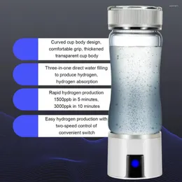 Wasserflaschen, Wasserstoffgenerator, tragbare Flasche für Reisen, Heimgebrauch, schnelle Übung