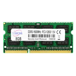 10PCS DDR3 8GB 4GB PC3 1066 1333 1600 1866 MHzラップトップメモリ​​PC 12800 10600 2G 4G 8GノートブックメモリRAM DDR3