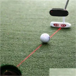 Andra golfprodukter svart putter laserpekare som sätter träning AIM LINE CORRECTOR IMP AID TOOL PRACTICE Accessories Drop 201026 Deliv Dhgio