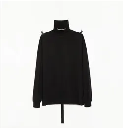 패션 맨 긴 소매 Tshirt gdragon 스타일 Peaceminusone 거북 목이 긴 소매 긴 슬리브 셔츠 검은 색과 흰색 상단 셔츠 7505239