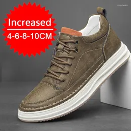 Casual Shoes COZOK Elevator For Fashion Men 4/6/8CM Increasing Invisible Inner Height Outdoor Running Sports Size 37-44
