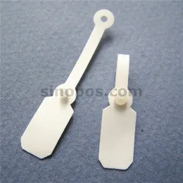 Bracelets Jewelry Price Tag White PVC Snap Lock, 선물 포장 라벨 플라스틱 DIY 비닐 버튼 패스너 팔찌 귀걸이 편리한 반지 태그