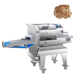 220v automático fatiado de carne de porco máquinas de processamento de corte bife carnes fatiador máquina de corte de carne cozida