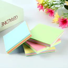 I post-it creativi a colori quadrati possono essere strappati, messaggio di apprendimento, promemoria, carta, blocco note, cancelleria per ufficio all'ingrosso