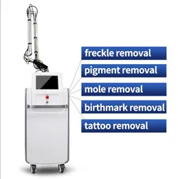 Nuovo laser per la rimozione del tatuaggio pico Pigmento per la pelle Tenera Rimuovi Picosecond Spot colorato Rimozione della lentiggine del tatuaggio 532nm 755 1064nm macchina di bellezza del carbonio