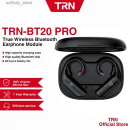 Наушники для сотового телефона TRN BT20pro, обновление модуля наушников, беспроводной кабель Bluetooth 5.3, разъем HIFI 2PIN/MMCX, сменный штекер, ушной крючок Q240402