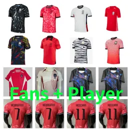 Fans Player Version 2023 2024 2025 Korea Heungmin Kangin Heechan Soccer Jerseys National Team South Son Guesung Minjae InBum Jaesung 24 25 Football Men Kids