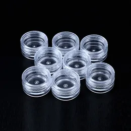 OEM Custom 5g PET Plastic Containers Jar Box Empty Cosmetic Cream Jars 3ml 5ml Wax Concentrate Bottles With Customization Stickers