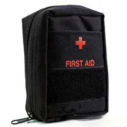 2024 Tactical Primeiros Soces Kit de Utilitário Médico Bolsa de Bolsa de Cintura Sobrevivência Nylon Pouch Outdoor Sobrevivência de Sobrevivência Medic Medic Bagnylon Medic Bolsa