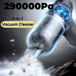 掃除機カークリーナークリーナーポータブルワイヤレスハンドヘルド真空ポンプ強力な吸引コードレスミニ電源クリーニングマシンホームアプライアンスYQ240402