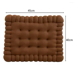 Pillow Polypropylene Beautiful Cookie Shaped Floor Mat Lightweight Chair Seat Cute Pattern For Bedroom