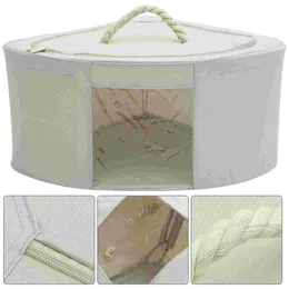 Depolama çantaları de almacenamiento plegable oxford kumaş sundular tutucu üçgen katlanabilir kutu fan şekli pvc köşe konteyneri