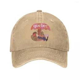 قبعات الكرة Ween Quebec Hat Hat Beach Black Elegant Women's Hats Men's