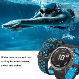 Quickfit 26 мм 22 мм часов для часов для Garmin Fenix 7x 51 мм 7 Pro 47mm 6x 6 Pro 5x 5 плюс сапфировый солнечный силиконовый браслет часов