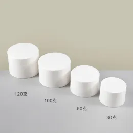 ボトル20pcs 30g 50g 100g 120g光沢/フロストプラスチック空の空の瓶化粧化化粧フェイスクリームコンテナネイルアートオーガナイザー