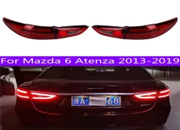 Bakre LED -signallampor för Mazda 6 Mazda6 Atenza 20132018 TAILLIGHTS DRL RUNNING LIGHT FOG Brake Angel Eyes LAMP5162227