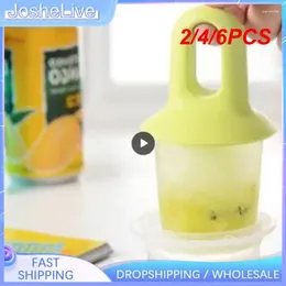 Baking Moulds 2/4/6PCS Mini Ice Popsicle Mold Cream Ball Lolly Maker Molds Baby Fruit Shake Homemade Pops