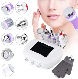 Nova chegou diamante microdermoabrasão máquina facial 3mhz ultra-som ultra-som purificador da pele luvas mágicas levantamento da pele 8863365