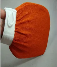المغرب Hammam Scrub Mitt Magic Peeling Glove Exfoliating Tan Removal Mittnormal Coarse Feel Orange 9098512