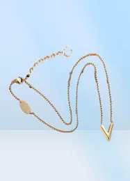 Klassische Designer-Anhänger-Charme-Armbänder Gold Liebe V Halskette Modeschmuck Armband vergoldet Buchstabe einfaches Herz Luxus-Anhänger4194265