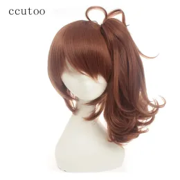 WIGS CCUTOO ЖЕНЩИНСКИЙ Братья Конфликт Ema asahina hinata коричневые синтетические синтетические длинные волосы косплей парик