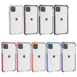 Shockproof Transparent Premium Clear Acrylic Phone Cases For Iphone 15 14 13 12 11 Pro MAX Mini XS Max X XR 6 7 8 Plus Military Drop Proof R of