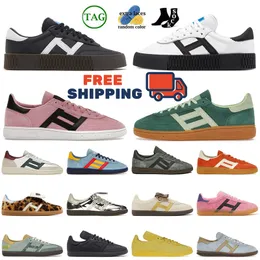 أحذية شحن مجانية 2024 Top Handball Spezial OG Sneakers أحذية عرضية ويلز بونر رجال نسائي روز الأسود السحابة السحابة البيضاء النعيم المدربين مصمم Dhgate