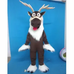 2024 Halloween Hot Sale Deer Mascot Costume Carnival Performance Abbigliamento Abbigliamento Anime Abbigliamento Abbigliamento Abbigliamento per le prestazioni