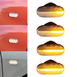 علامة الجانبية الديناميكية للسيارة LED LED ضوء إشارة Nissan Cube Z11 Tiida C11 ملاحظة E11 NE11 MICRA K12 NP300 NAVARA D40 QASHQAI J10