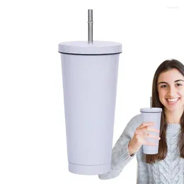 Becher Vakuum isolierter Tasse 30 Unzen Thermal mit Deckel und Strohkampagnee Camping Becher Doppelwandreisen für /ICED