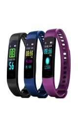 Y5 Smart Bracelet Heart Rate Monitor Blood Pressure Bracelet Ip67 Waterproof Smart Band Sport Smart Watch for IOS Android iPhone X6171031