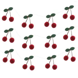 장식 인형 Bayberry Ball String Ornament 파티 소품 체리 인공 왁스 베리 장식 홈면 스레드