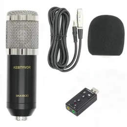 Microphones Professional Condenser O 35mm Wired BM800 Studio Microphone Vocal Recording KTV Karaoke Mic för Drop Delivery Electronics Dhyzt