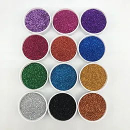 Grenzüberschreitendes Nagelkunst-Schleim-Epoxidharz-Kinderhandwerk, Feiertags-Make-up-Glitzerpulver, 12-Farben-Set