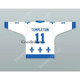 Gdsir Custom Templeton 11 Le National de Quebec Hockey Jersey- Lance et Compte New Top ED S-M-L-XL-XXL-3XL-4XL-5XL-6XL