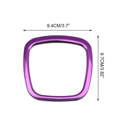 Bilstyling rattcenter logotyp täcker klistermärken trim för Audi A4 B6 B7 B8 A6 C6 A5 Q7 Q5 A3 Interiörstillbehör