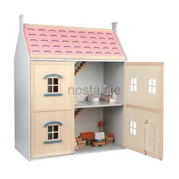 Cozinhas Tocam comida para meninas de madeira Childrens Diy Family Doll Princess House Mini Móveis Acessórios para Móveis Toy Finque Play House Villa Creative Toys 2443